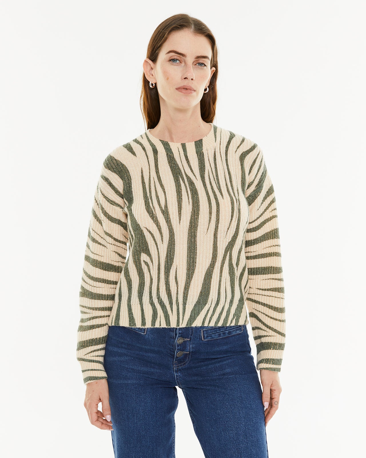 Jersey estampado efecto animal print